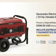Planta Eléctrica Sankey Gasolina 15L – Dual Gas / Gasolina | 399 USD con Transporte - Img 54900910
