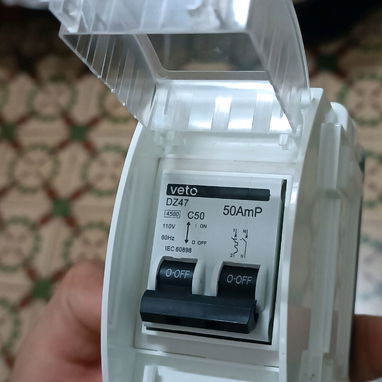 Breaker 50A para duchas eléctricas - 2/2