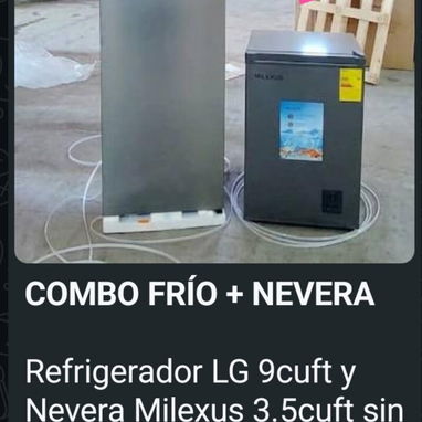 NEVERA + REFRIGERADOR - Img 122955688