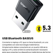 USB Bluetooth para PC o laptop* Bluetooth USB marca BASEUS - Img 45339698