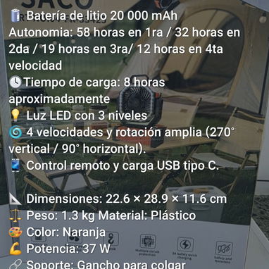 Venta de ventiladores , buenas ofertas - 3/4