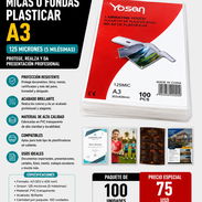 Micas o fundas de Plasticar formato A3 - Img 47699171