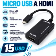 Adaptador Micro USB V8 a HDMI - Img 49341543