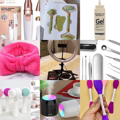 ✅accesorios utensilios de skincare facial, dermaroler, espatula, saca comedon, cepillo, guasha jade, disco de algodon✅ - 3/5