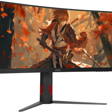 AOC CU34G4H Monitor de juegos ultraancho curvo de 34 pulgadas, WQHD 3440x1440, DisplayPort de 200 Hz / 100Hz HDMI, 0.3ms - 9/10