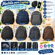 Mochila para laptop con puerto USB (CV) - Img 57817844