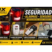 ALARMA SOLAR-SENSOR DE MOVIMIENTO, ALARMA BATERÍAS-SENSOR MOV, ALARMA-CUÑA PARA PUERTAS, LÁMPARA SOLAR DSEGURIDAD-SENSOR - Img 53094873