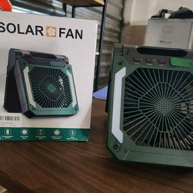 VENTILADORES RECARGABLES DE 20000mHa Y DE PEDESTAL MARCA ELFO DE 74 USD(se recogen en San Miguel del Padrón) - 2/5
