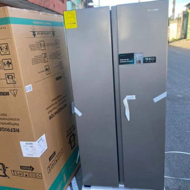 Refrigerador  15.6 pies Side by Side HisenseCongelación Seca precio Precio $900 USD Transporte incluido  Factura y Garan - 6/7