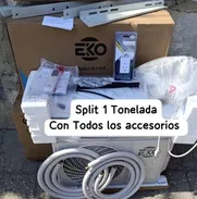 Split de 1 tonelada con todos sus accesorios para el montaje factura y garantía - Img 50361159