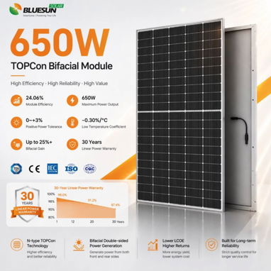 Paneles Bifaciales de 650W - 2/5