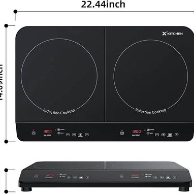 ☎️53544655 🛵 Entrega Disponible ⭐Cocina Eléctrica XKitchen 3000W – Doble Inducción ⭐ - 2/9