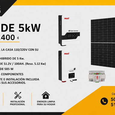 🔥🔥🔥LOS MEJORES PRECIOS DE TODA CUBA EN KIT SOLARES PROFESIONALES AQUI EN NUESTRA TIENDA "🔆YR Solar"  ✅El precio incl - 3/8