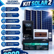 ⚡ KIT SOLAR 110V 4KW + BATERÍA 2.5KW + 4 PANELES 620W | INSTALADO | 2.900 USD - Img 57817523