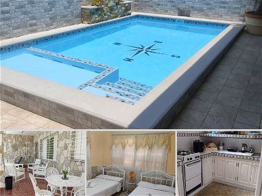 ⭐ Renta casa de 3 habitaciones, piscina, barbecue, parqueo en Boca Ciega - Img 65461427