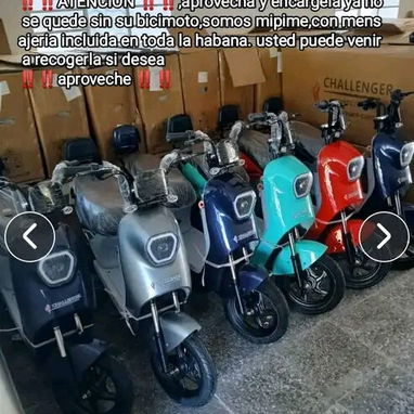 Bicimoto Marca Challenger  Motor 500w  Bateria de gel  48v x 20ah  Autonomía de 50 a 60 kilómetros  Dos mandos de alarma - Img 123544595