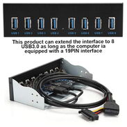 ⚡️Panel frontal  USB 3.0  8 puertos - Img 45505023