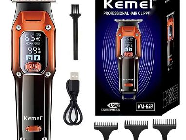 Cortadora de pelo Kemei-658 para hombre, afeitadora profesional para Barba, eléctrica. Marca-KEMEI  Tipo de artículo-Hai - Img main-image-45631129
