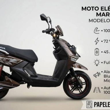 _*MOTO ELÉCTRICA MARCA AVA MODELO AVISPÓN* - Img 120661554