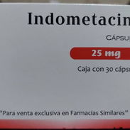 Indometacina25mg, caja con 30 cápsulas, especial como antiflamatorio. - Img 47247390