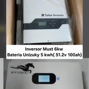 🔆Combo de inversor must de 6 kw y batería Unizuki de 5 kw con y sin instalación, a su gusto - Img 55572639