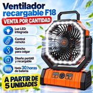 Ventilador recargable F18 por cantidad - Img 58053939