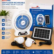Ventilador Recargable con Linterna - Img 55915796