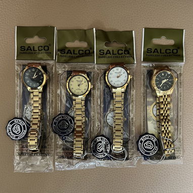 Reloj Salco dorados de hombre y mujer en 18$ - 4/4