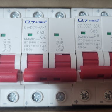 Interruptor termomagnetico bipolar 63A/protector  de línea 110v/ 220v/ protector anti incendio magnrtico... - 2/4