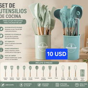 Set de utensilios de silicona antiadherente - Img 56118005