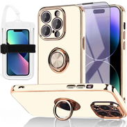 Funda iphone 14 Pro, c protector anti luz, bolsa impermeable, y soporte magnético - Img 54158439