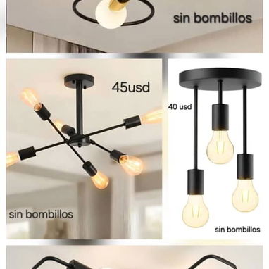 Lámparas decorativas  NO INCLUYE BOMBILLAS - 8/8