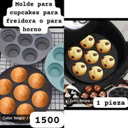 Molde de silicona para freidora de aire para hacer panquecitos o cocciones separadas - Img 55998325
