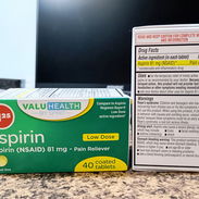 Aspirina 81mg (40 tabletas) - Img 53292531