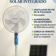 Ventilador recargable de pedestal - Img 55643324