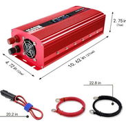 Cantonape 1500w Power Inverter 12v a 110v - Img 55616680