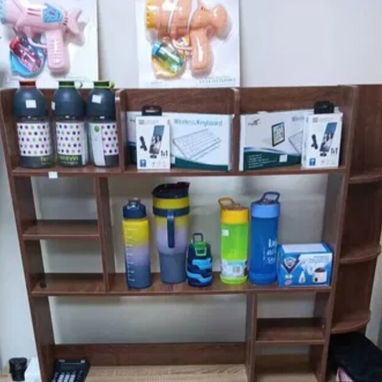 Estante organizador para mesa o escritorio 🌼 ✨ Desarmado en caja ✨ Medidas: 100x17x80 cm - 4/4