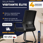 Silla Visitante Élite Color Negro* - Img 56569358