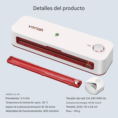 Plasticadora A4 110 vol ideal para inversores - Img 124892955