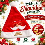 Gorros navideños, tres modelos. Tenemos otros artículos de navidad como arbolitos y adornos - Img 55808481