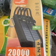 Cargador portátil con panel solar - Img 50493392