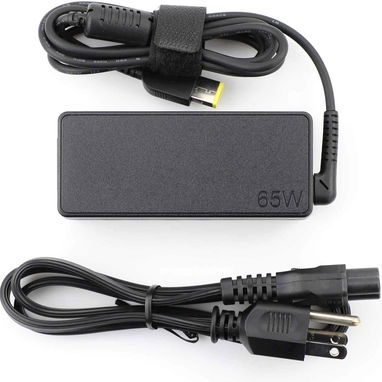 Cargador Lenovo ThinkPad para laptop de 65 W, adaptador de corriente delgado de CA... usb pta amarilla 53274327 - 6/6