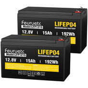 🔋 Batería LiFePO4 12V 15Ah (192Wh) - Ciclo Profundo - NUEVA - $50 - Img 57893188