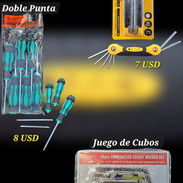Herramientas: Llaves Allen, Destornilladores Doble punta, Juego de Cubos - Img 57509709