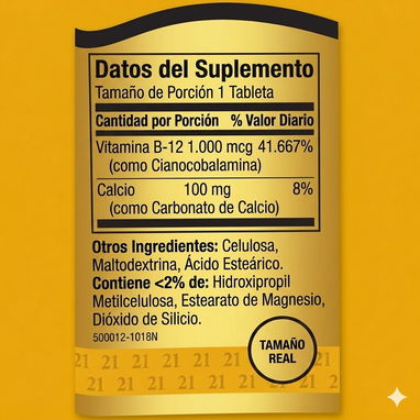 21 St Century // Vitamina B-12 // 110 tabletas - 2/3