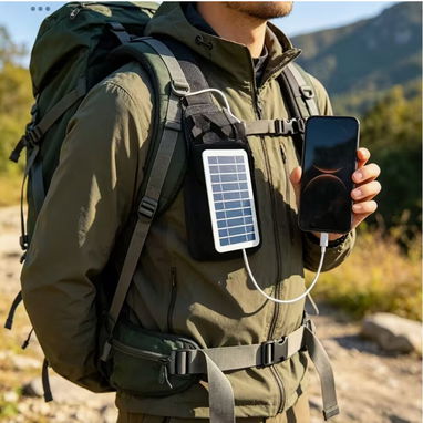 🚨 Mini cargador solar ☀️ Cargador 🔌 para moviles. ❌ No para iPhone - Img 122498120