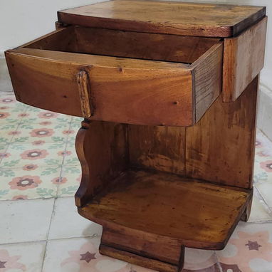 Juego de cuarto antiguo de madera buena - 5/7