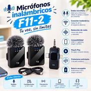 Micrófono inalámbrico F11-2. Ideal para influencers y creadores de contenido - Img 58125665