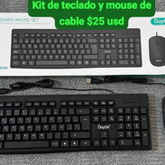 Kit de teclado y mouse con cable - Img 57018988