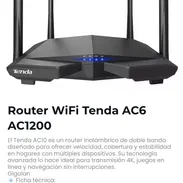 Router Tenda AC6 AC1200 dual band 6dbi sellado vaja garantia al whatsa se le atiende 54741004 - Img 56041933